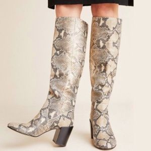 Dolce Vita Snakeskin Knee High Boot